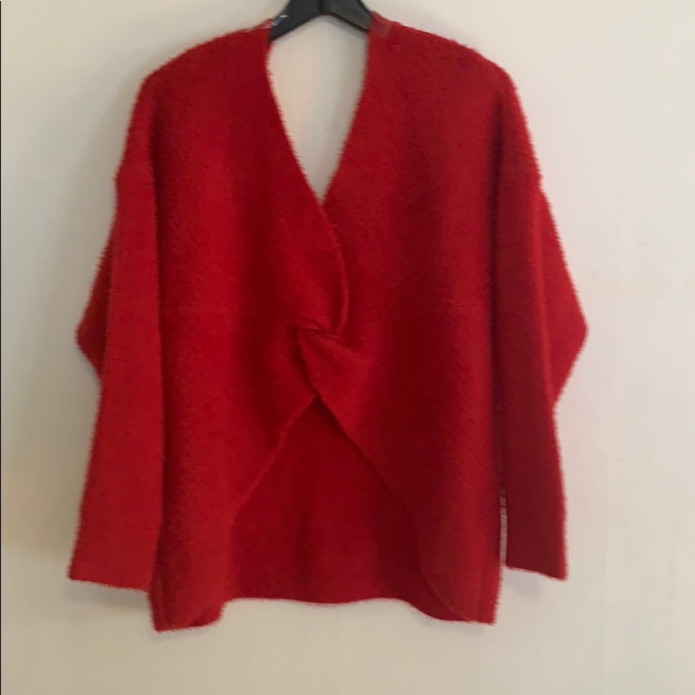 ALMOST FAMOUS red v neck sweater size 2X. - Picture 2 of 5